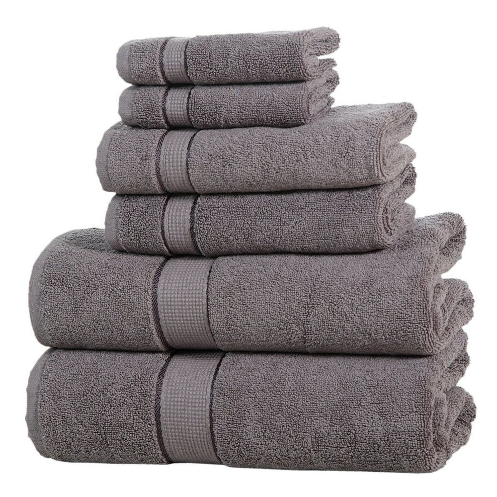 100% Cotton Bath Towels 600 GSM 6PC